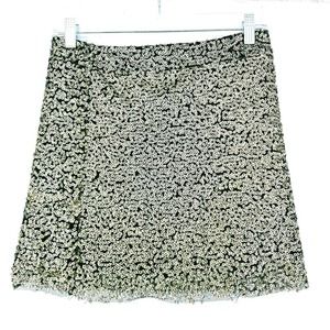 NWT LF Native Rose Kesha Gold Sequin Mini Skirt